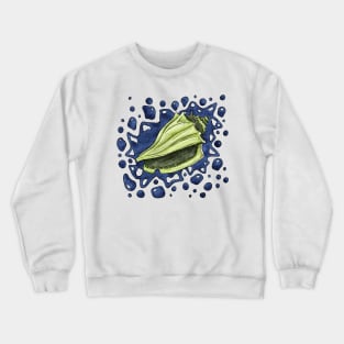 Conch shell with bright colors, seashell Crewneck Sweatshirt